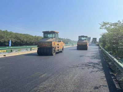 馬鞍山市S105旅游大道路面養(yǎng)護工程完成施工任務(wù)